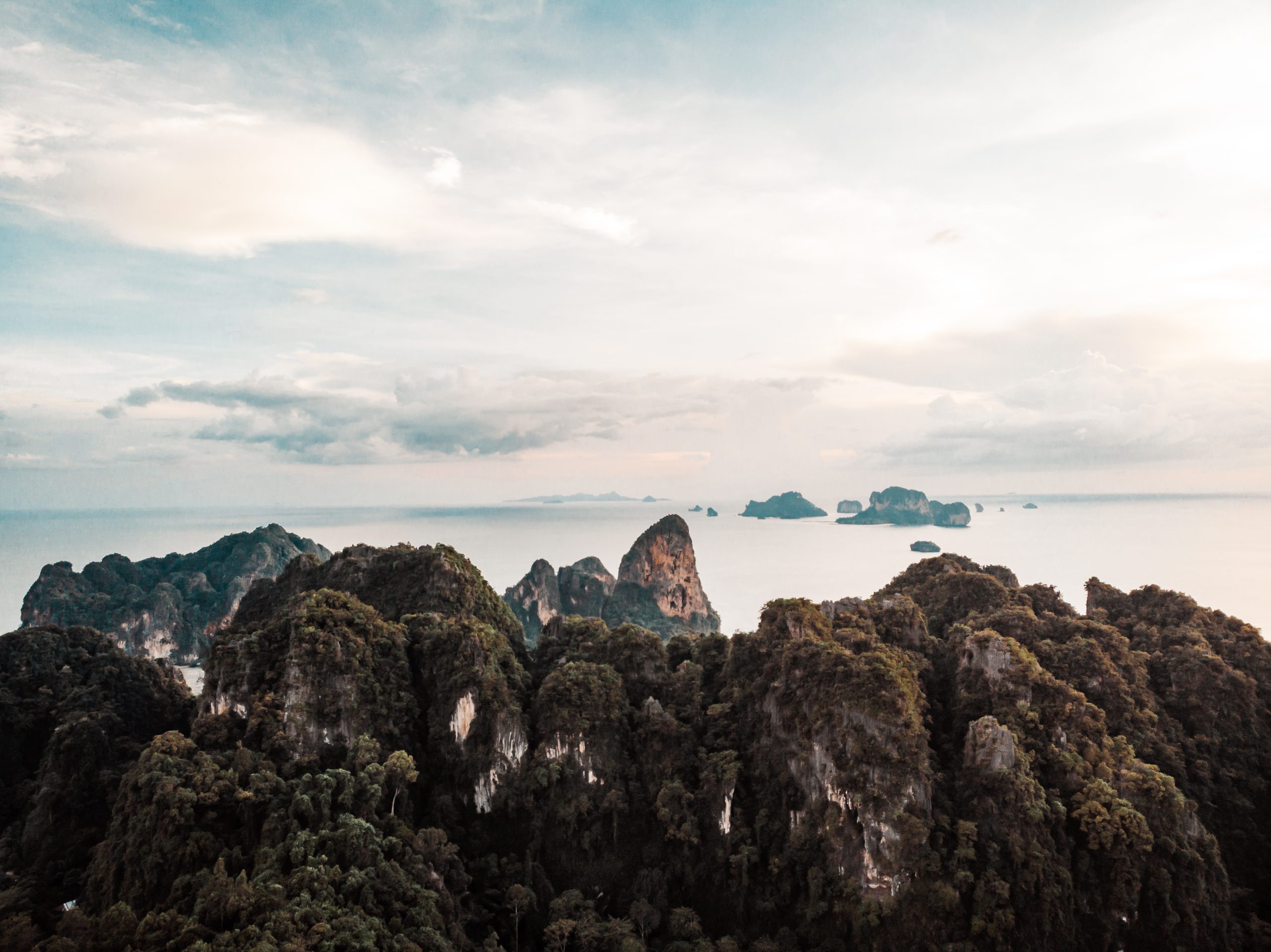 The area of Krabi is full of these limestone formations